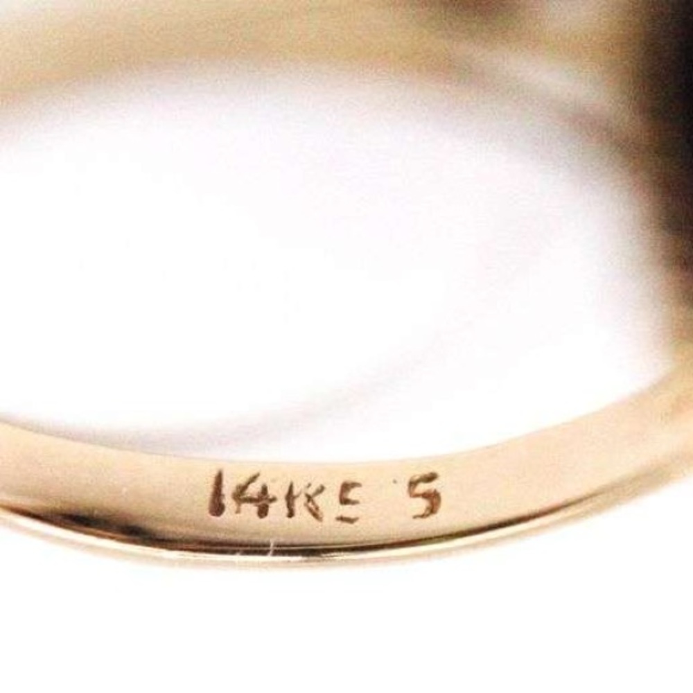 14K Yellow Gold Lapis Lazuli Ring (sz. 6) — mint condition ✨ - Picture 7 of 7
